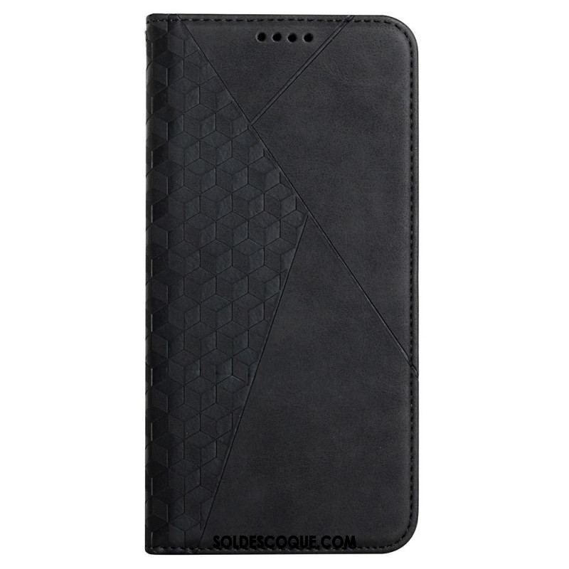 Flip Cover Samsung Galaxy S22 Plus 5G Style Cuir Texture Diamant