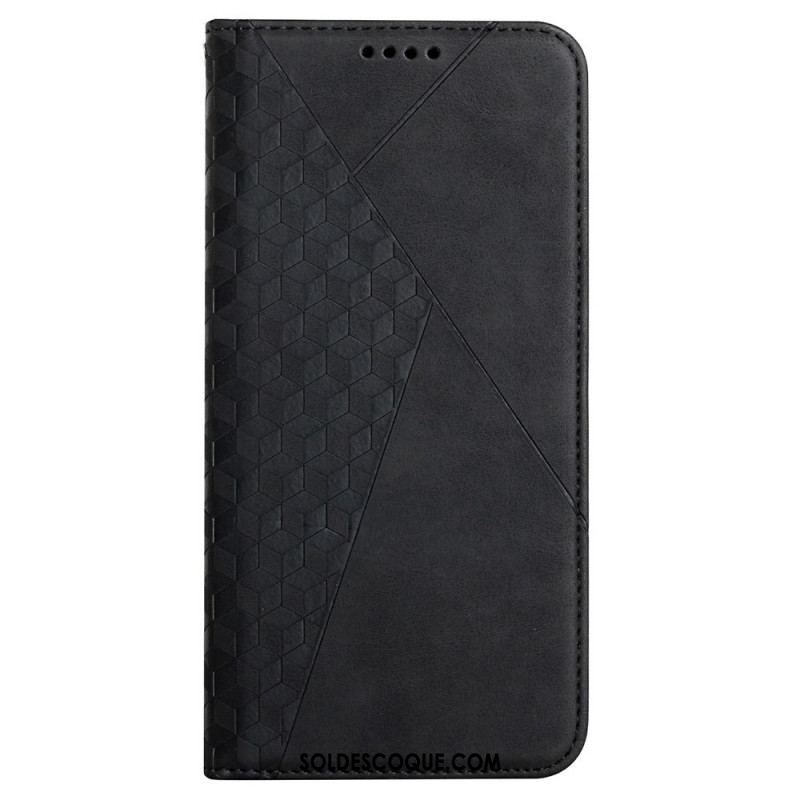 Flip Cover Samsung Galaxy S22 Ultra 5G Effet Cuir Géo