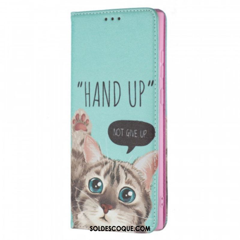 Flip Cover Samsung Galaxy S22 Ultra 5G Hand Up