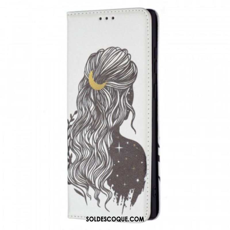 Flip Cover Samsung Galaxy S22 Ultra 5G Jolie Chevelure