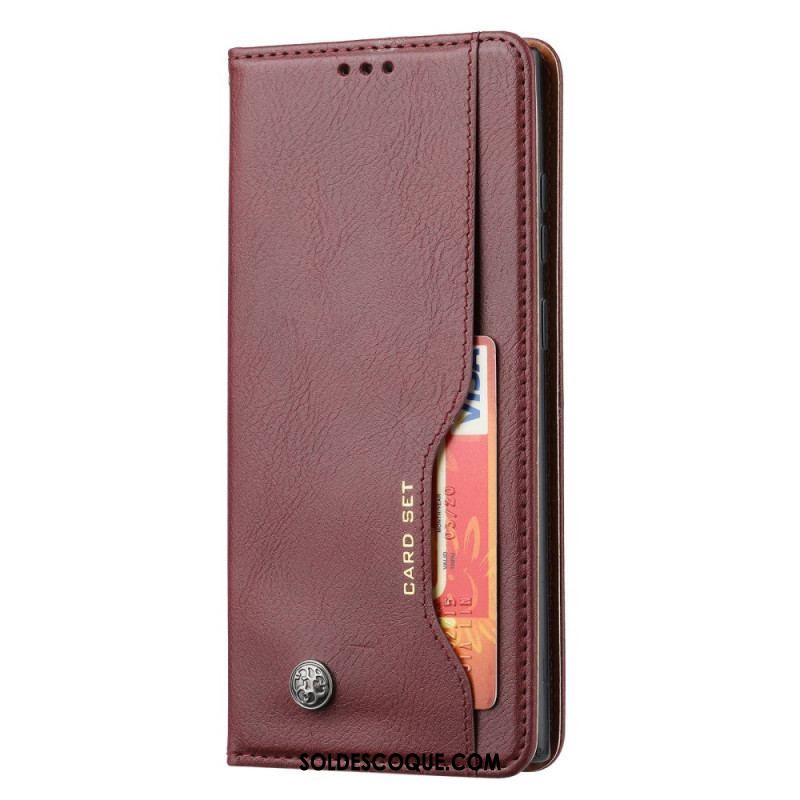 Flip Cover Samsung Galaxy S23 Ultra 5G Simili Cuir Porte-Cartes