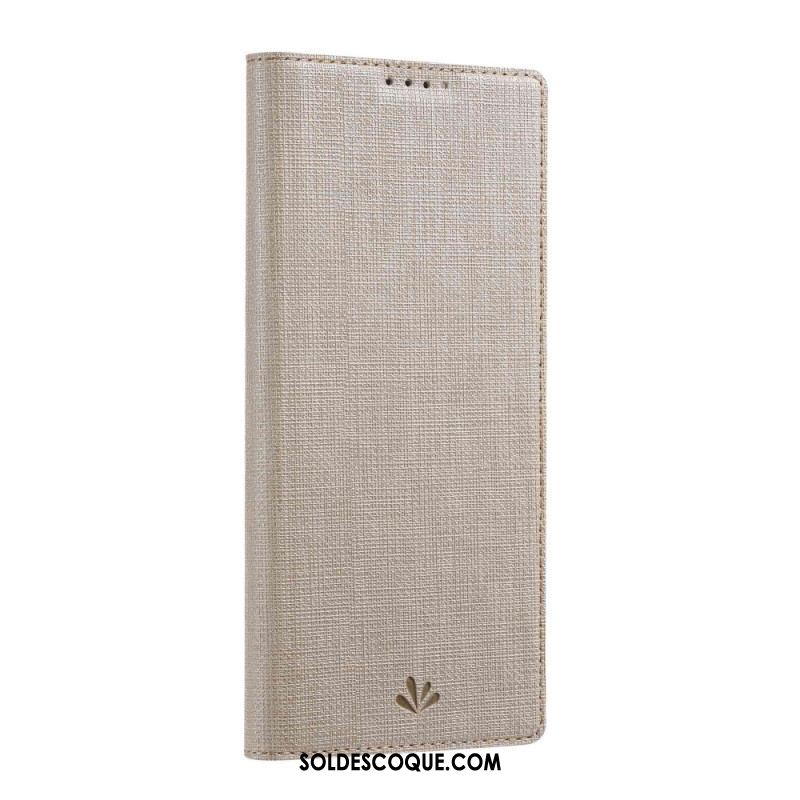 Flip Cover Sony Xperia 10 IV Texture Tissu VILI