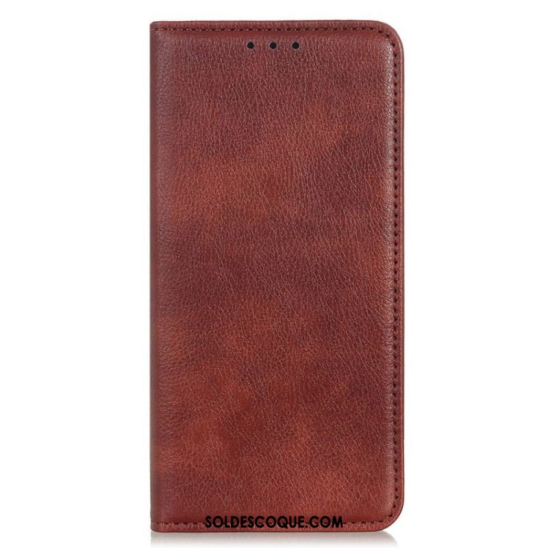 Flip Cover Sony Xperia Pro-I Cuir Litchi Fendu