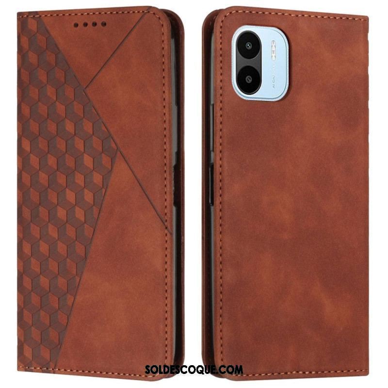 Flip Cover Xiaomi Redmi A1 Skin-Touch style Cubique