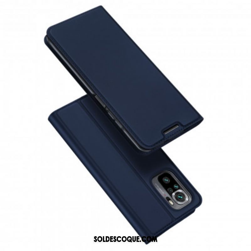 Flip Cover Xiaomi Redmi Note 10/10S/Poco M5s Skin Pro DUX DUCIS