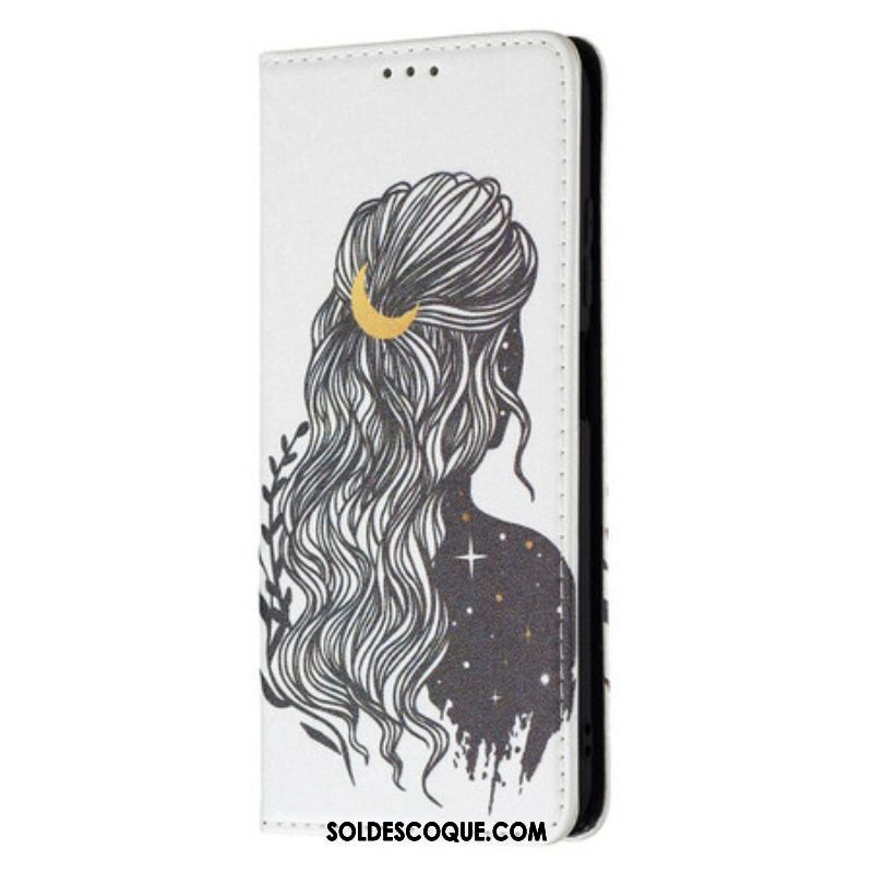 Flip Cover Xiaomi Redmi Note 10 5G / Poco M3 Pro 5G Jolie Chevelure