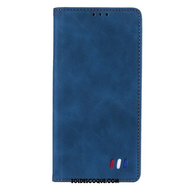 Flip Cover Xiaomi Redmi Note 10 5G / Poco M3 Pro 5G Style Cuir Tricolore