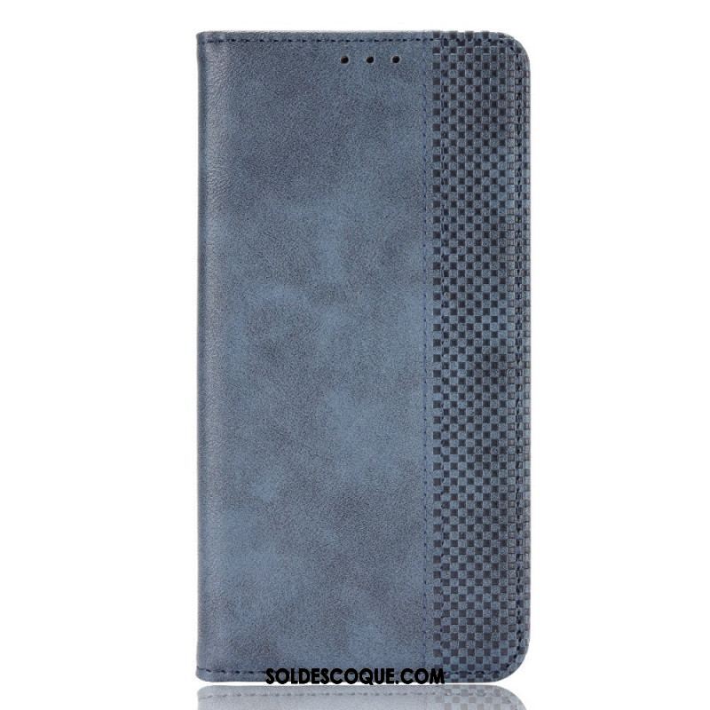 Flip Cover Xiaomi Redmi Note 11 / 11s Effet Cuir Vintage Stylisé