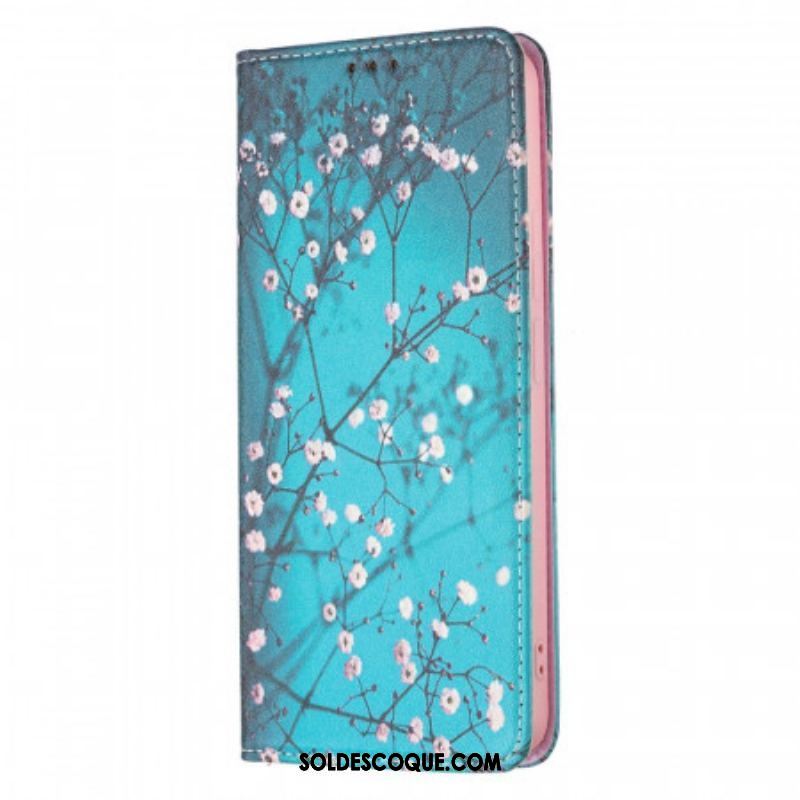 Flip Cover Xiaomi Redmi Note 11 Pro Plus 5G Branches Fleuries