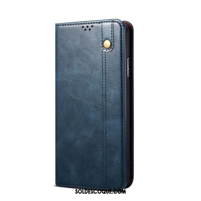 Flip Cover Xiaomi Redmi Note 11 Pro Plus 5G Simili Cuir Ciré