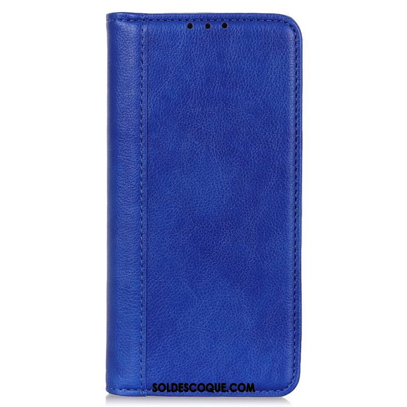 Flip Cover Xiaomi Redmi Note 12 4G Cuir Fendu Vintage