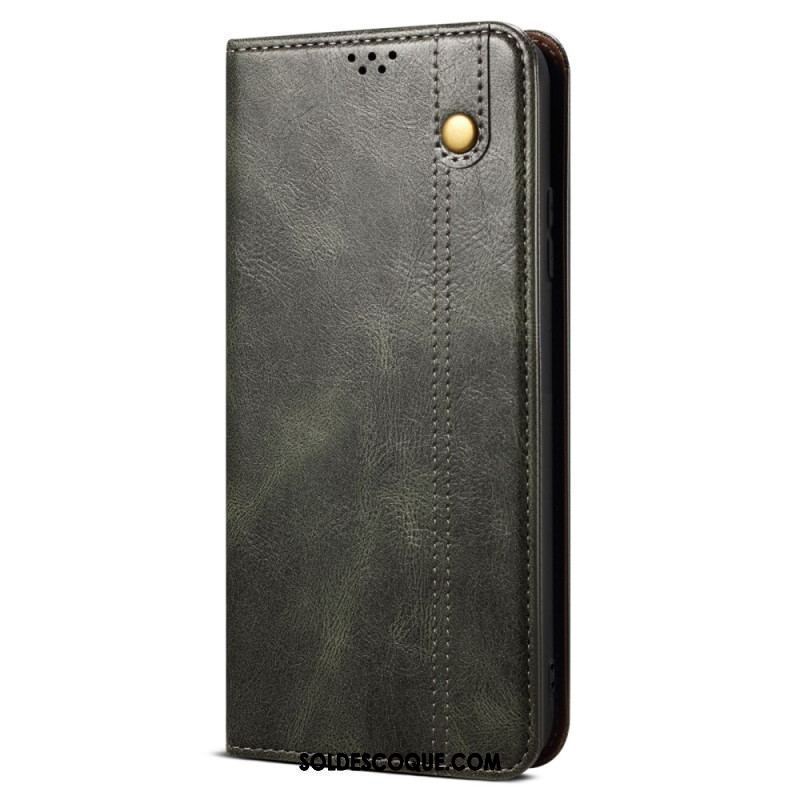 Flip Cover Xiaomi Redmi Note 12 Pro Plus Simili Cuir Ciré