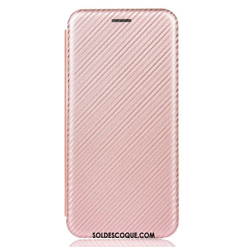 Flip Cover iPhone 13 Pro Max Fibre Carbone