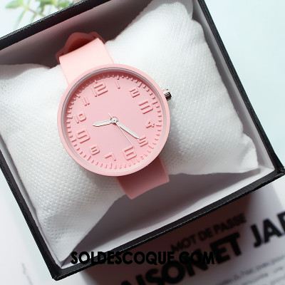 Gant Femme Frais Charmant Simple Rose Montre À Bracelet France