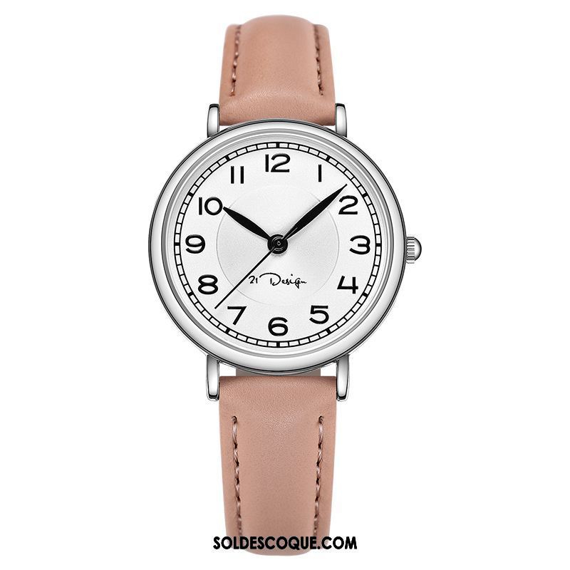 Gant Femme Montre À Quartz Authentique Ceinture Simple Montre À Bracelet En Vente