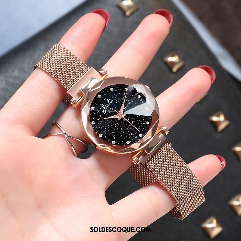 Gant Femme Tendance Montre À Bracelet Le Nouveau Loisir Étudiant Soldes