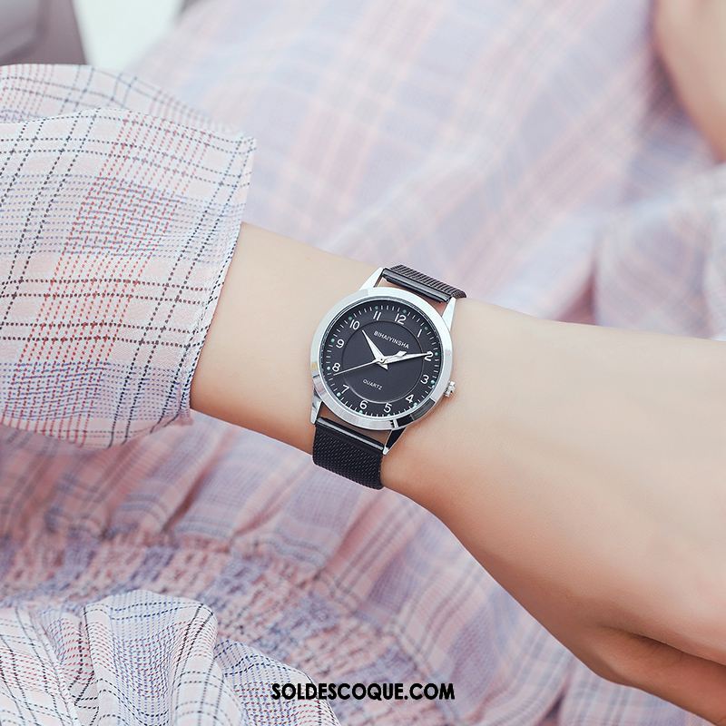 Gant Femme Étanche Étudiant Tendance Montre À Bracelet Mode Soldes