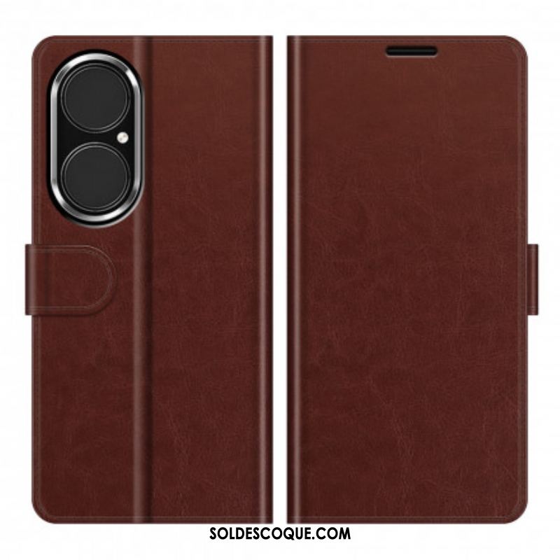 Housse Huawei P50 Style Cuir Design