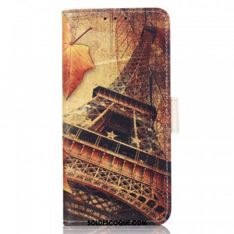 Housse Moto G$1 / G31 Tour Eiffel En Automne