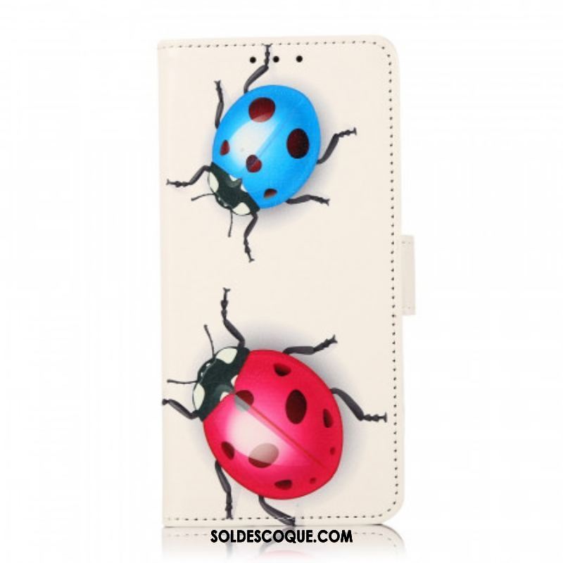 Housse Moto G200 5G Coccinelles