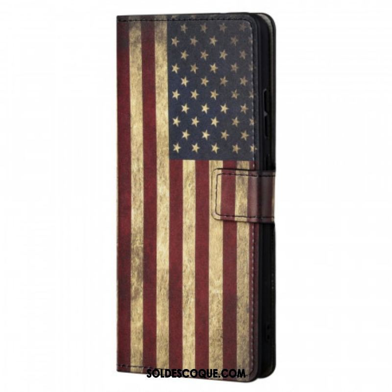 Housse Moto G41 / G31 Drapeau USA