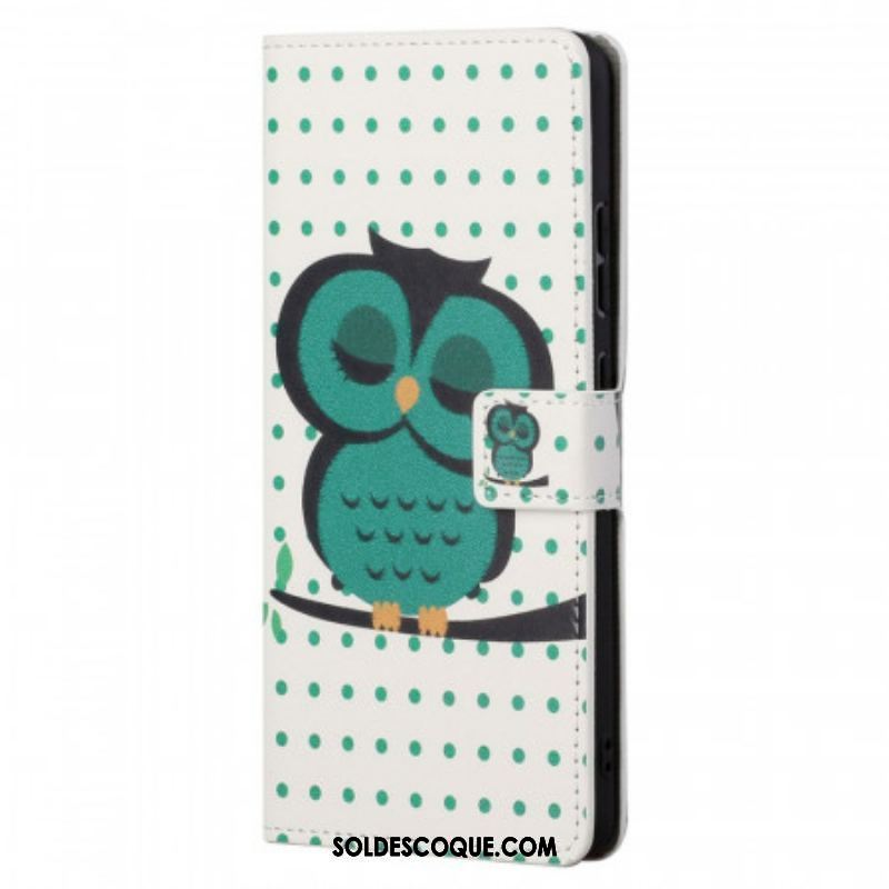 Housse Moto G41 / G31 Hibou Endormi