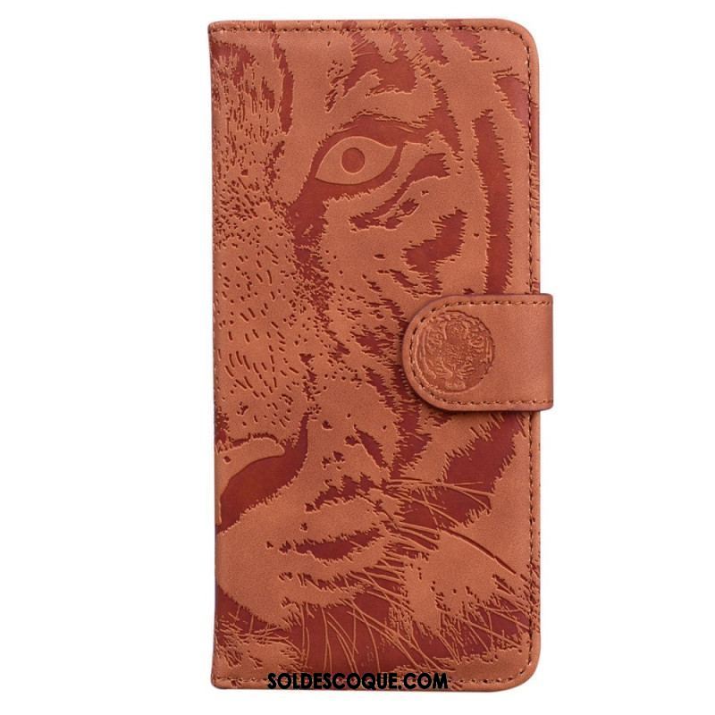 Housse Moto G73 5G Empreinte Tigre