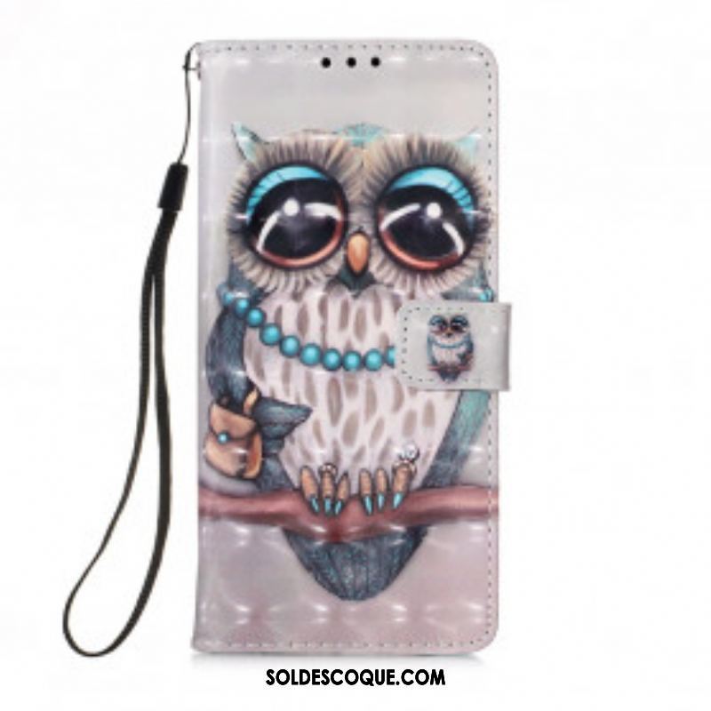 Housse Motorola Edge 20 Lite Miss Hibou