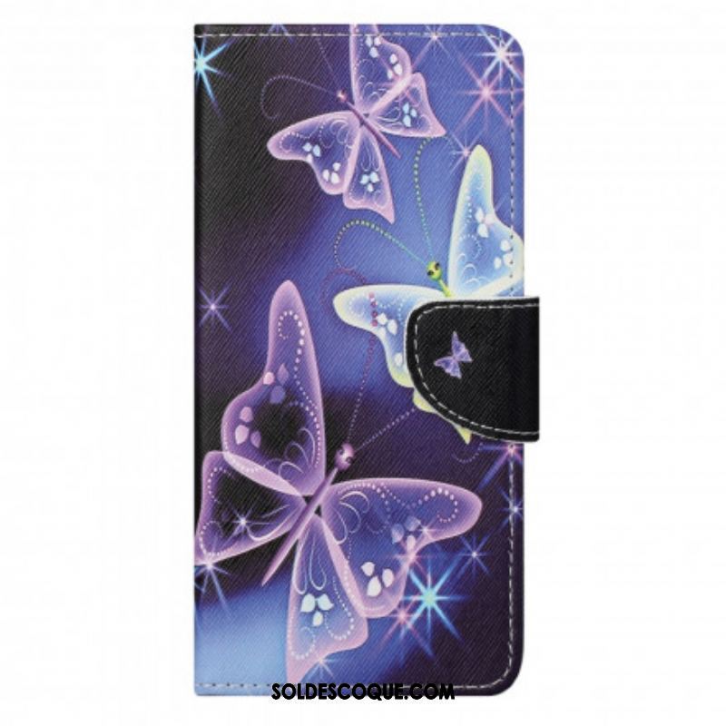 Housse Motorola Edge 20 Pro Butterflies