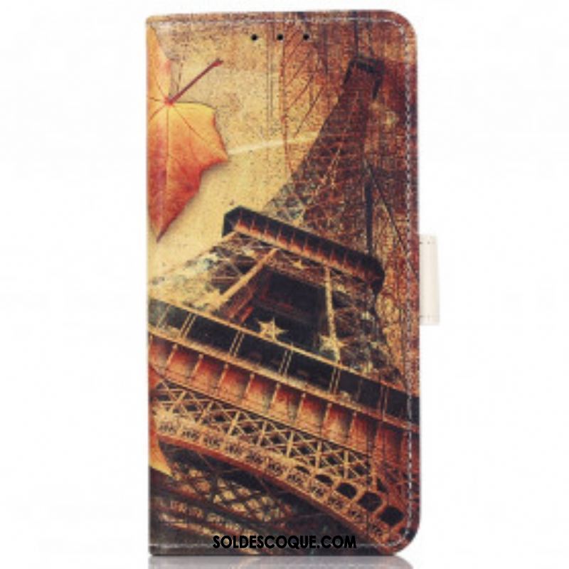 Housse Motorola Edge 20 Pro Tour Eiffel En Automne