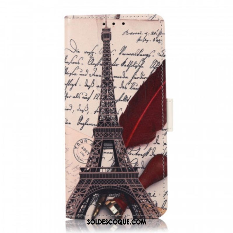 Housse OnePlus 10 Pro 5G Tour Eiffel Du Poète