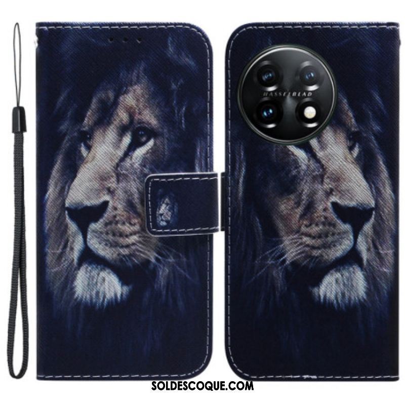 Housse OnePlus 11 5G Dreaming Lion