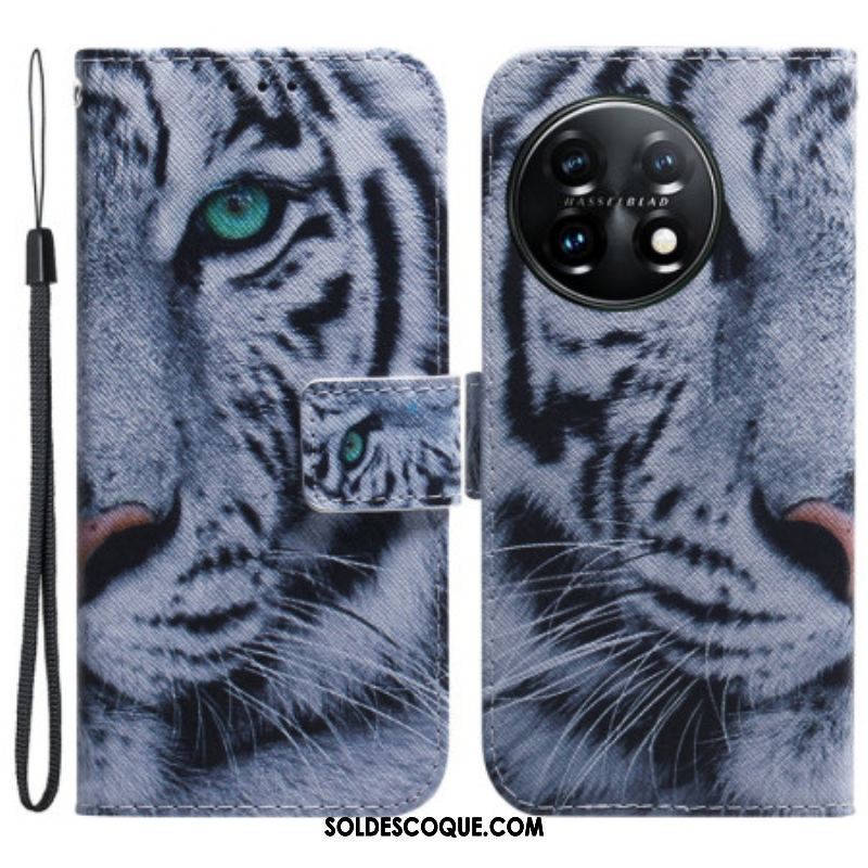 Housse OnePlus 11 5G Tigre Blanc