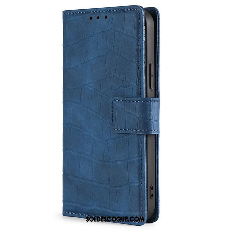 Housse OnePlus Nord 2T 5G Style Peau de Crocodile