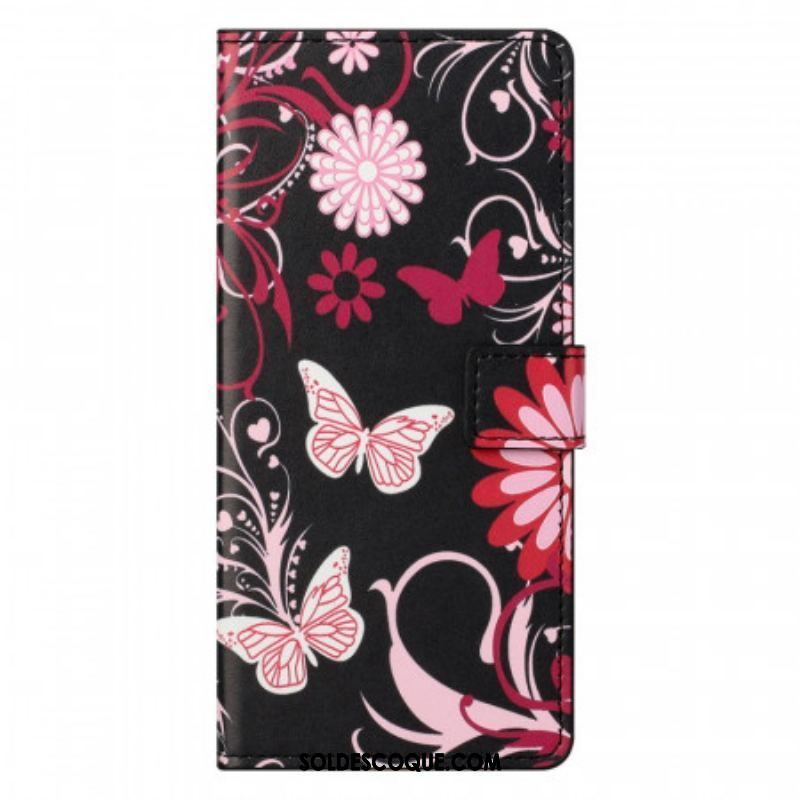 Housse OnePlus Nord CE 2 5G Fleurs et Papillons