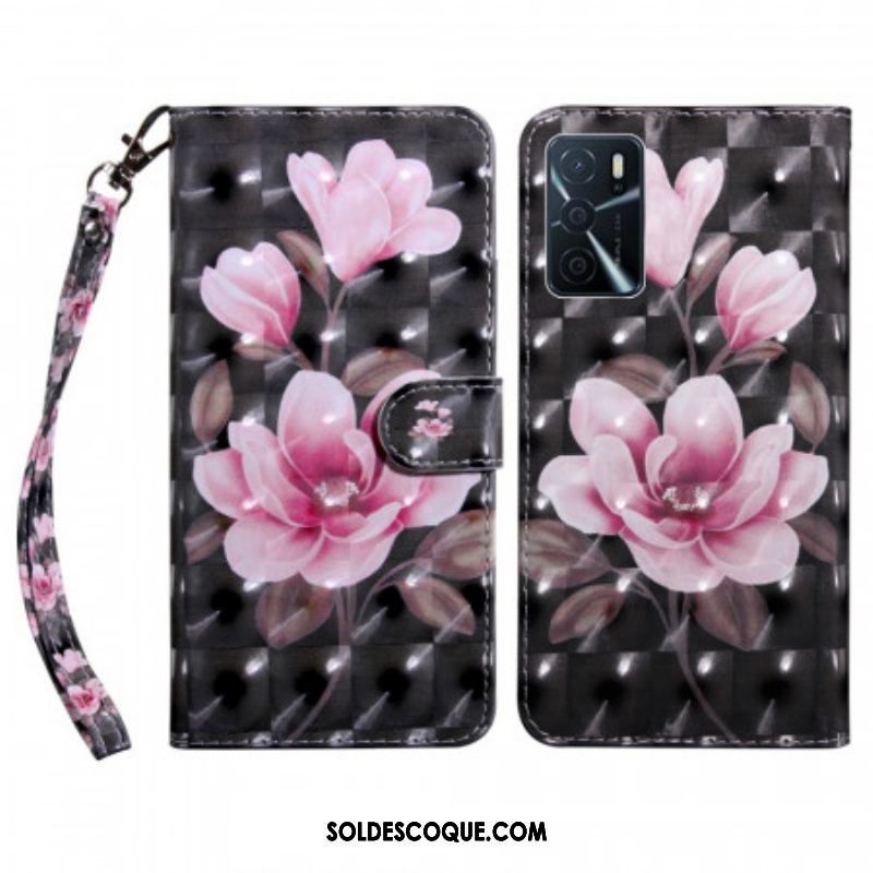 Housse Oppo A16 / A16s Fleurs Blossom