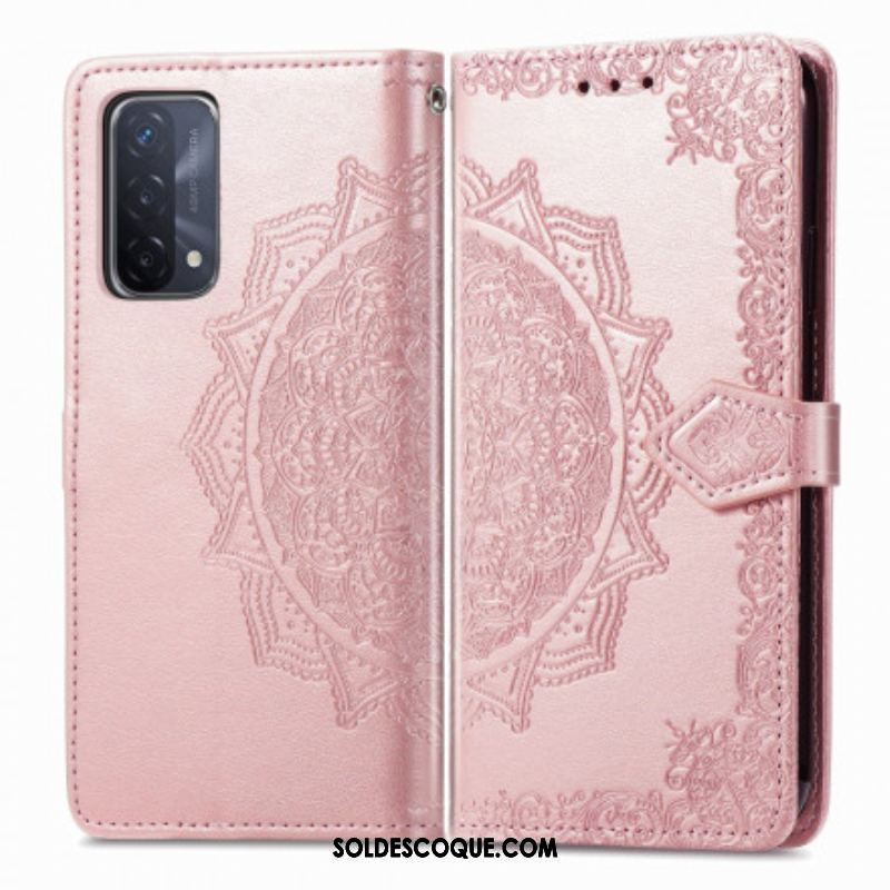 Housse Oppo A54 5G / A74 5G Mandala Moyen Age