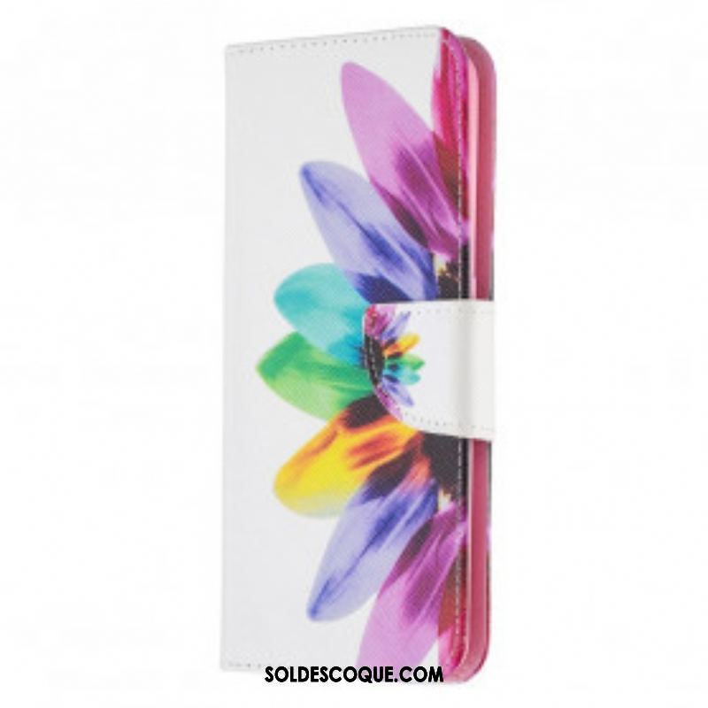 Housse Oppo A94 5G Fleur Aquarelle