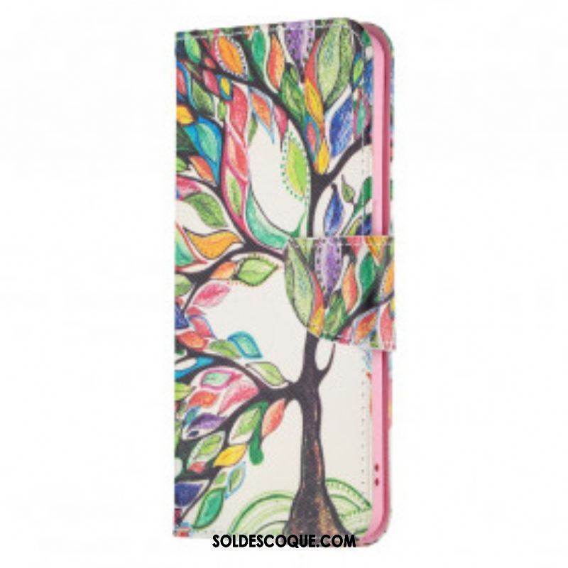 Housse Oppo Reno 6 5G Arbre Coloré