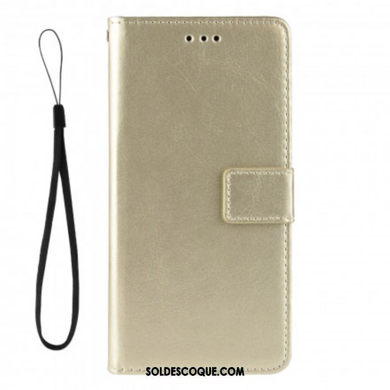 Housse Oppo Reno 6 5G Simili Cuir Flashy