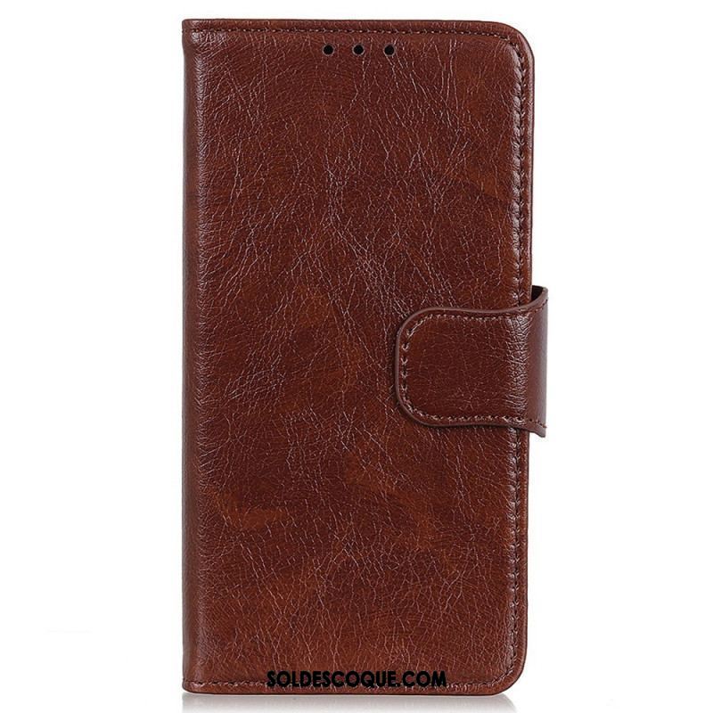 Housse Oppo Reno 7 Cuir Fendu Nappa