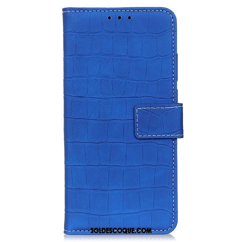 Housse Oppo Reno 7 Style Peau de Crocodile