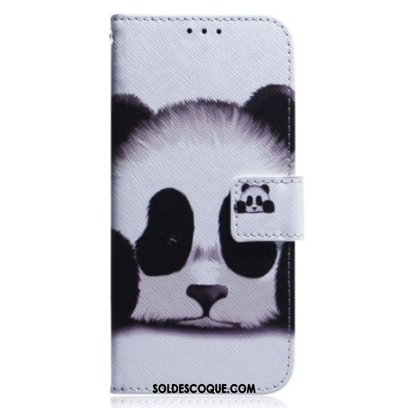 Housse Oppo Reno 8 Panda avec Lanière