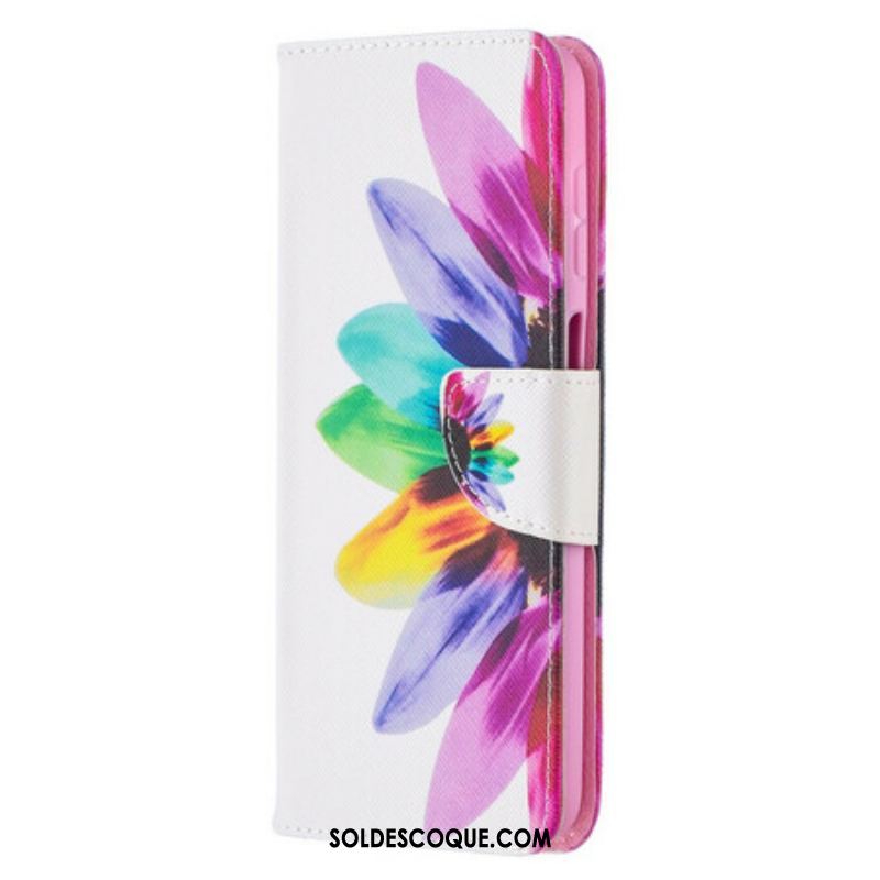 Housse Samsung Galaxy A12 / M12 Fleur Aquarelle