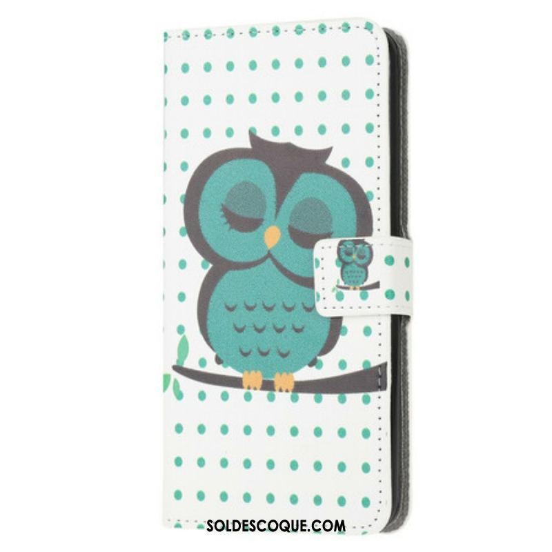 Housse Samsung Galaxy A12 / M12 Hibou Endormi