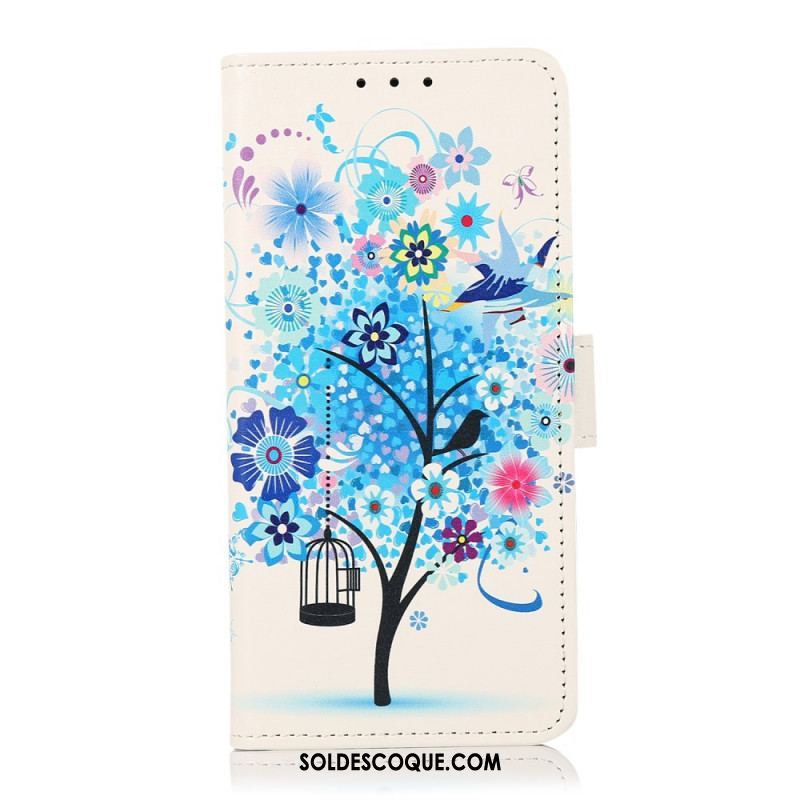 Housse Samsung Galaxy A13 5G / A04s Arbre Fleuri