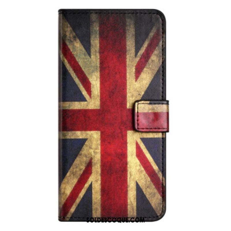 Housse Samsung Galaxy A14 5G / A14 Drapeau Anglais Vintage