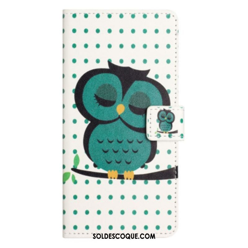 Housse Samsung Galaxy A14 5G / A14 Hibou Endormi