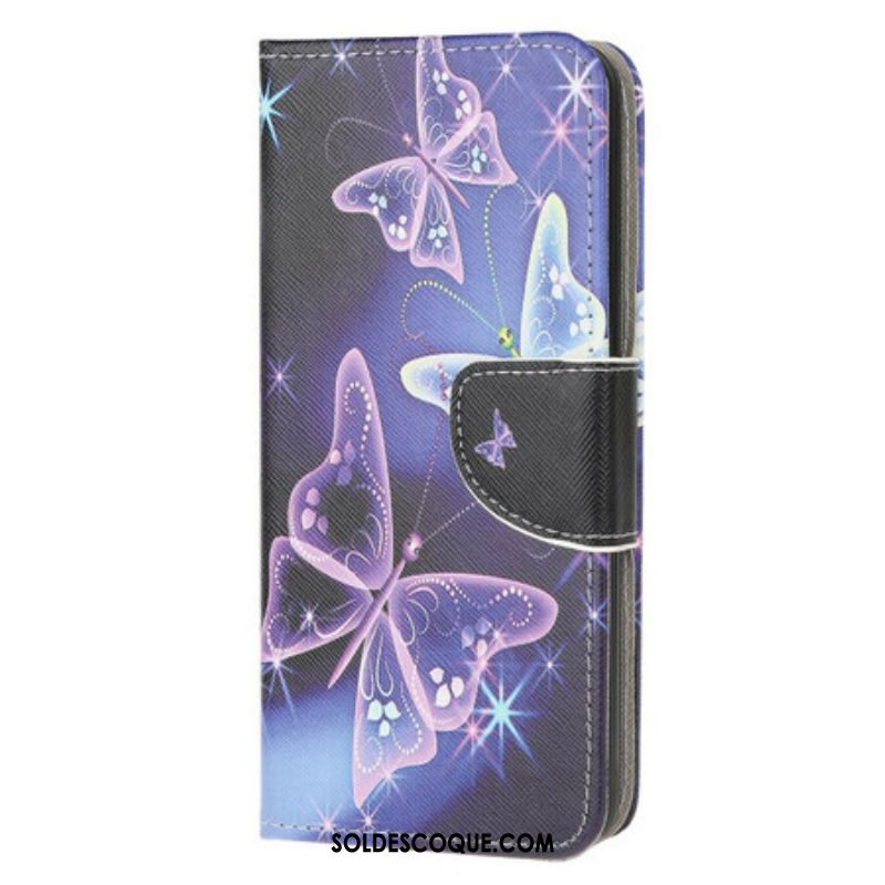 Housse Samsung Galaxy A51 5G Papillons Néons