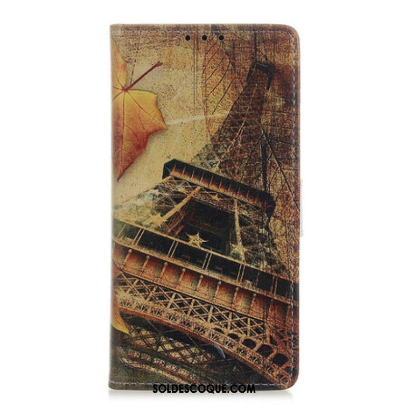 Housse Samsung Galaxy A52 4G / A52 5G / A52s 5G Tour Eiffel En Automne